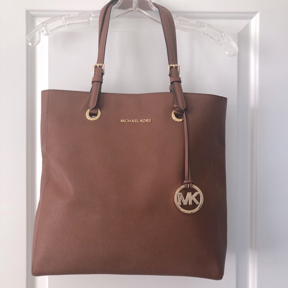 Brown leather Michael Kors bag